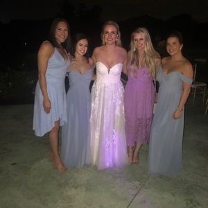 Periwinkle bridesmaid/prom/formal dress